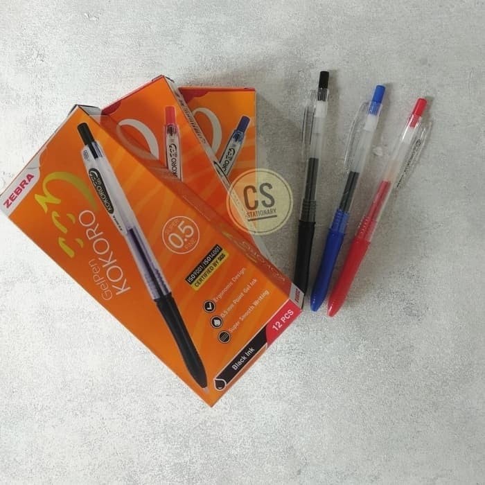 

Zebra Kokoro gel pen
