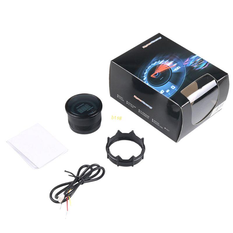 Btsg 52mm Car Auto Triple Gauge 8-16V Voltmeter Meter Pengukur Tekanan Minyak Temp Air