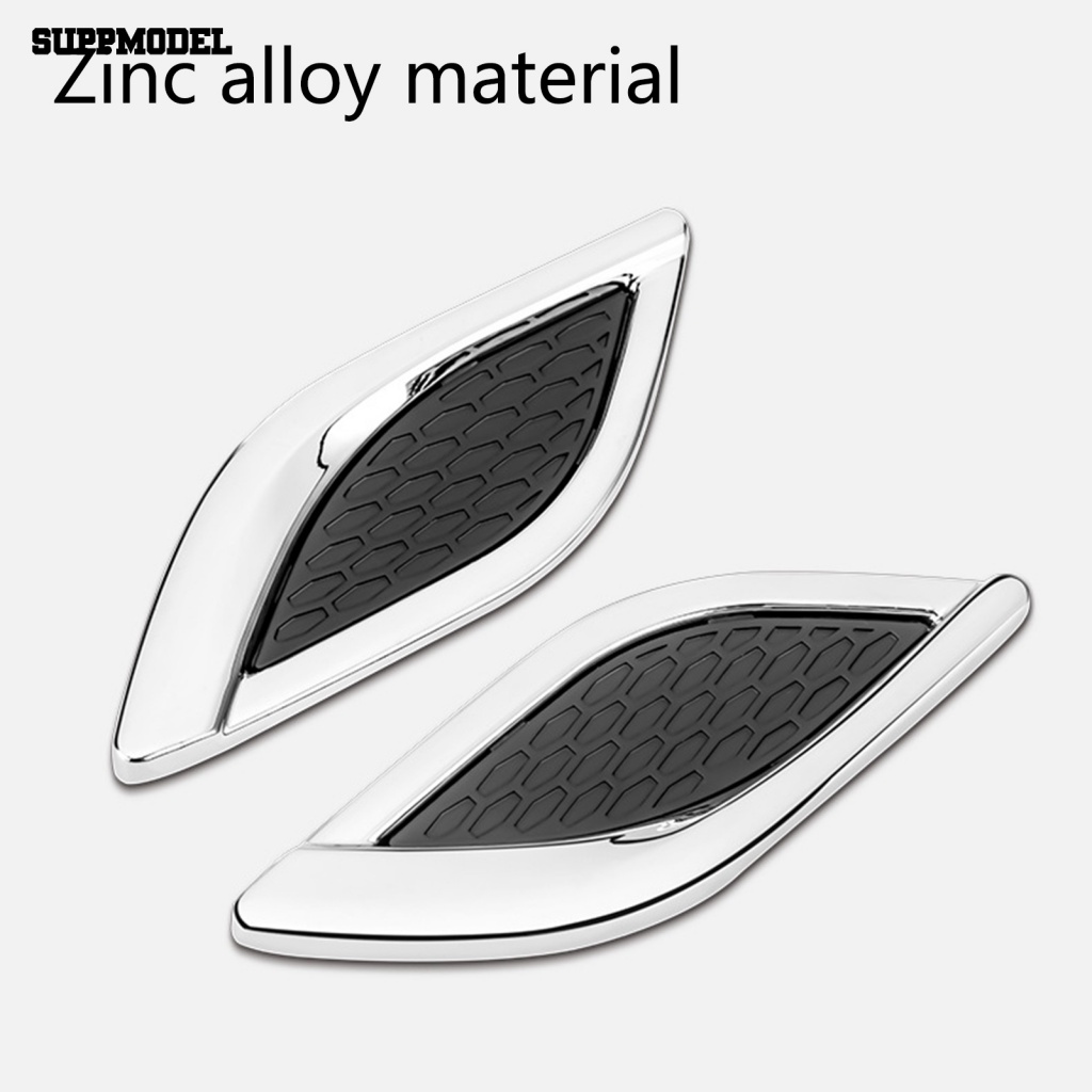 Suppmodel 2Pcs Emblem 3D Emblem Tahan Lama Untuk Mobil 3D Emblem Mobil Badge Stiker Tidak Mudah Rontok