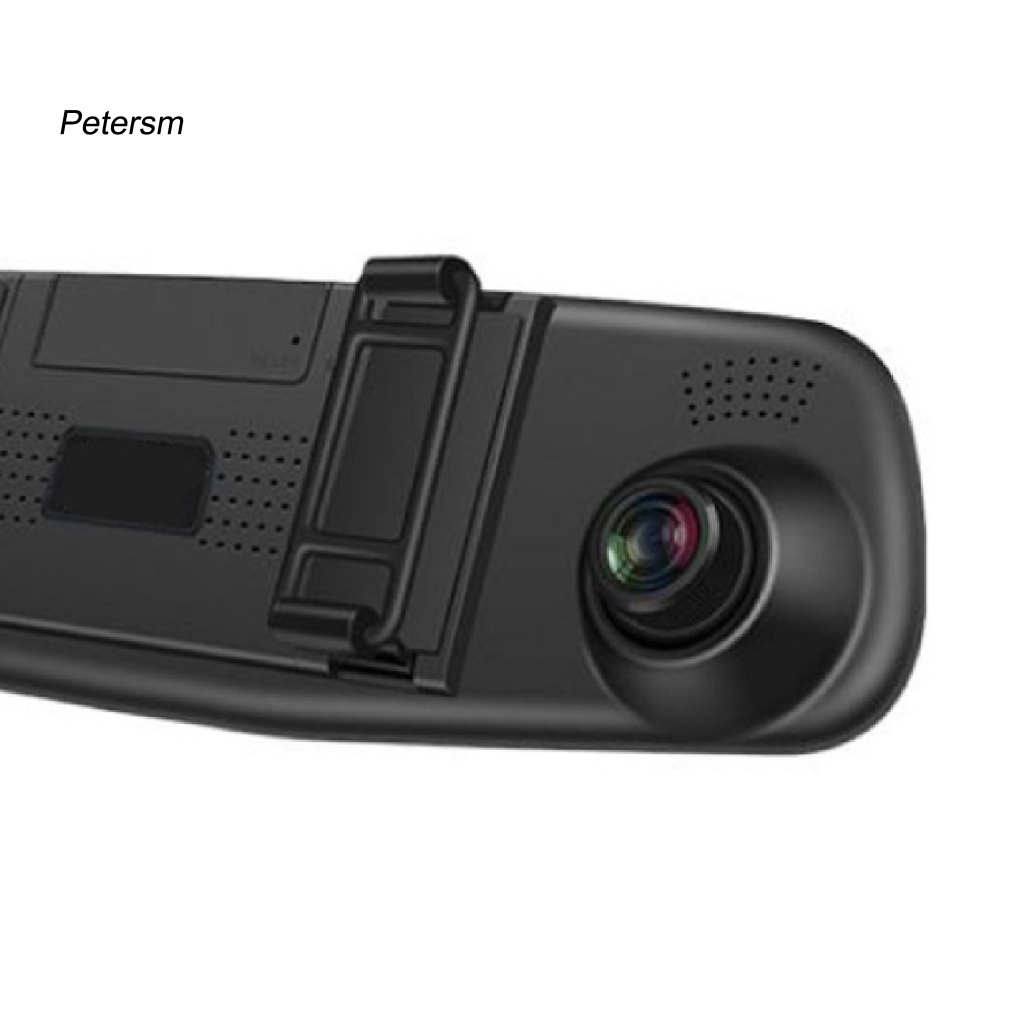 Pp 1set Kamera Mobil Performa Stabil Untuk Autos 4.3-inci 4kamera DVR Mobil Lensa Ganda