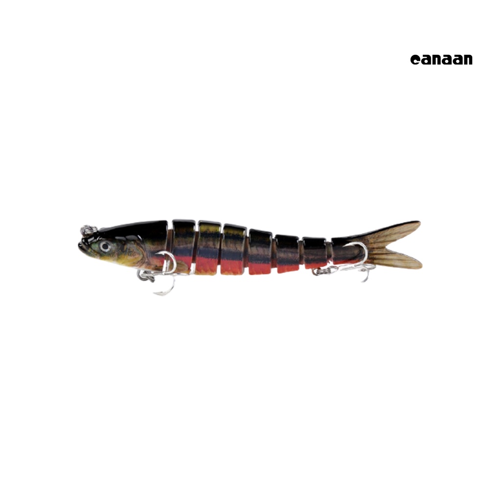 Cnn-14cm 27g Ekor Runcing Buatan Multi Jointed 8segment Pemikat Pancing Dengan Pengait