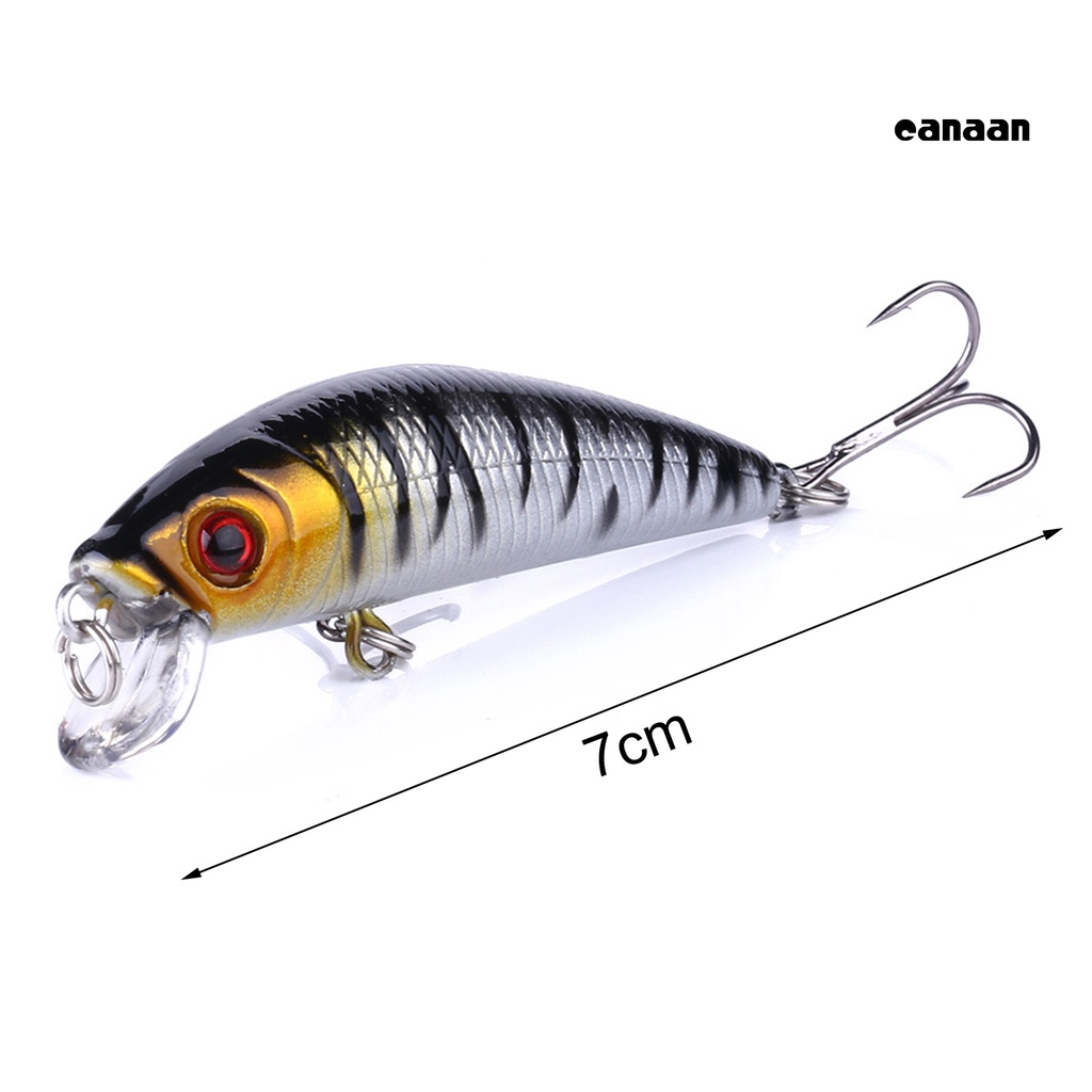 Cnn-7cm/8g Umpan Umpan Treble Hook 3D Mata Lambat Tenggelam Tahan Air Kesetiaan Besar Memancing Bentuk Realistis Dapat Digunakan Kembali Crankbait Memancing Memikat Alat Pancing