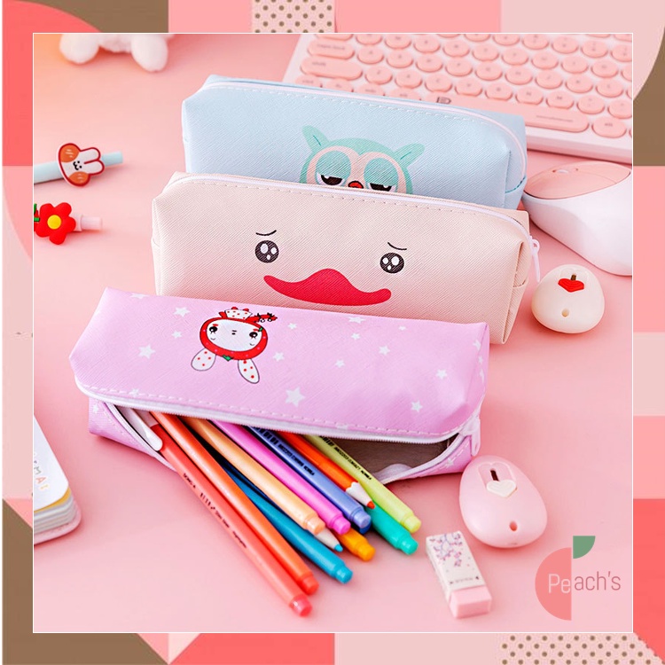 

PEACHs - S5726 Kotak Pensil Tempat Pensil Karakter Lucu / Tempat Pensil Kotak Pensil Case Motif / Kotak Pensil Anak Import