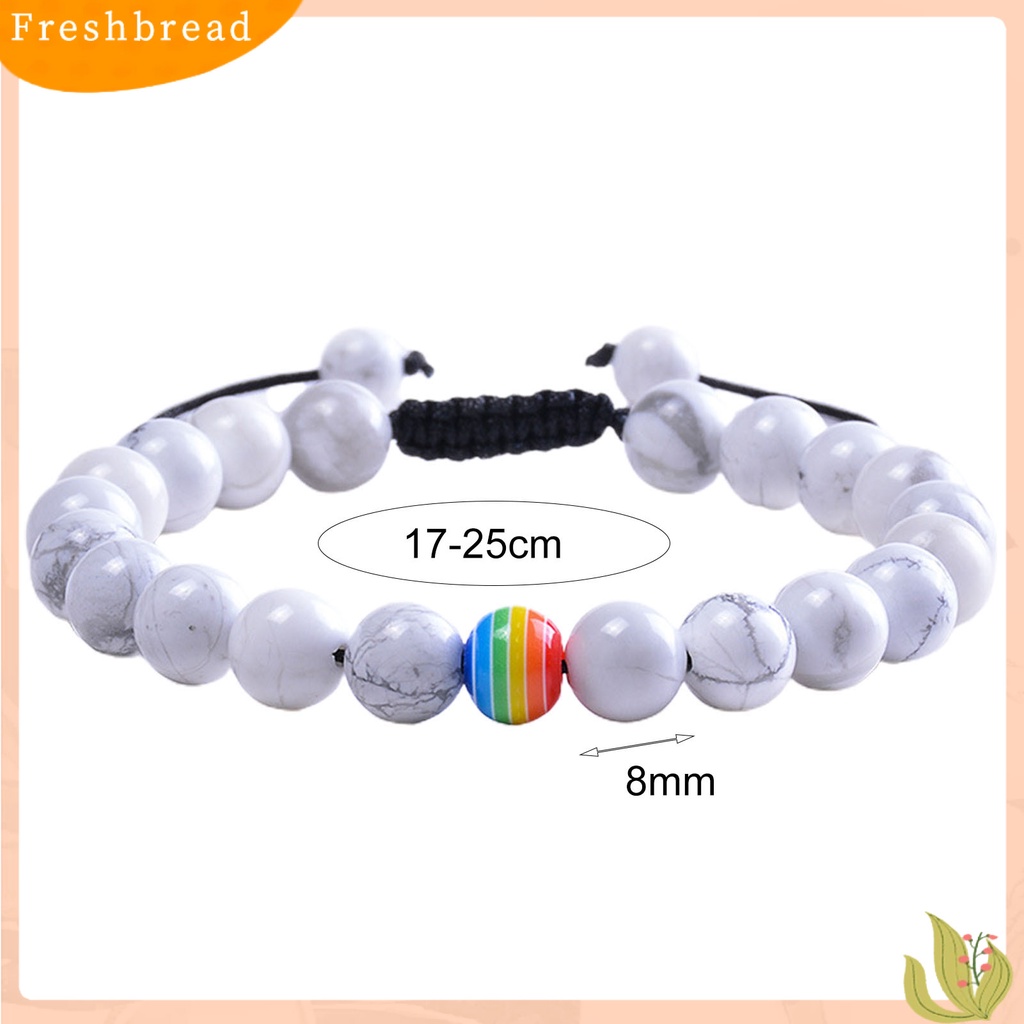 < Freshbread > Tali Elastis Handmade Gelang Batu Ringan Pria Wanita Natural Beads Bracelet Hand Decor