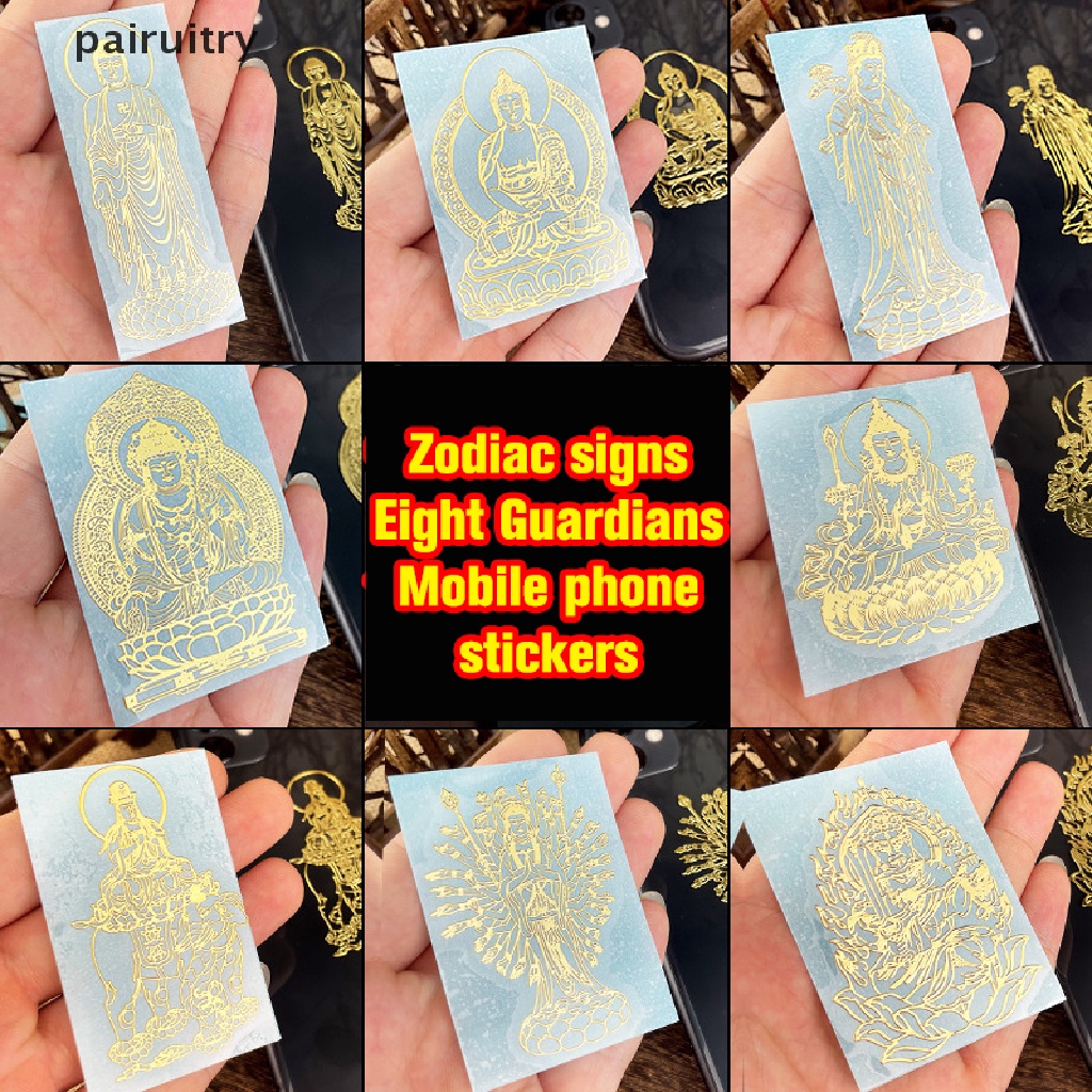Prt Buddhist Budha Stiker Handphone Stiker Casing Ponsel PRT