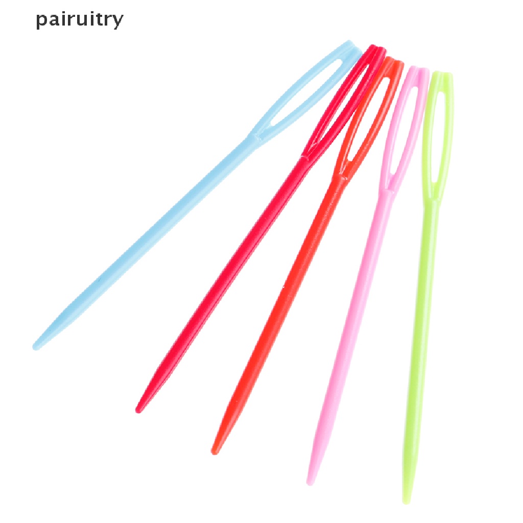 Prt 100Pcs 7cm Plastik Knitg s Crochet Hooks Tapestry Benang Wol s DIY 20pcs 7cm Plastik Knitg s Crochet Hooks Tapestry Benang Wol s DIY  Kaitan Kaitan Knitg s Plastik 7cm Tahan Lama