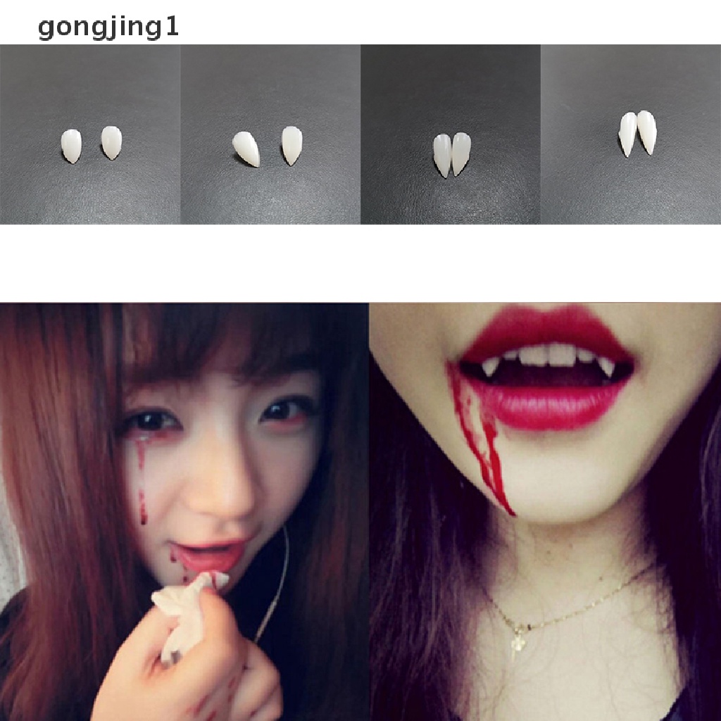 Ggg Bloodcurdling Vampire Werewolves Taring Gigi Palsu Gigi Palsu Kostum Halloween Fad ID