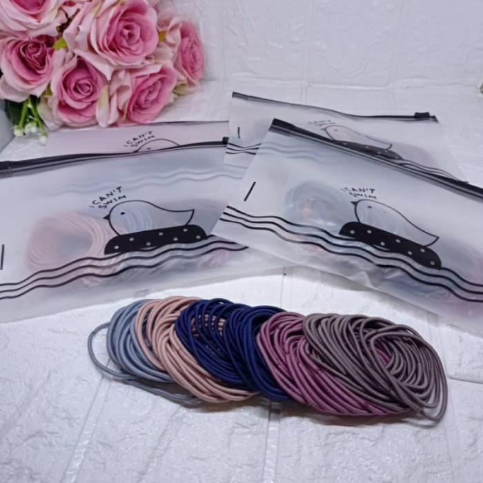 ...Iketan Rambut Elastis /Iketan Rambut korea isi 100pc