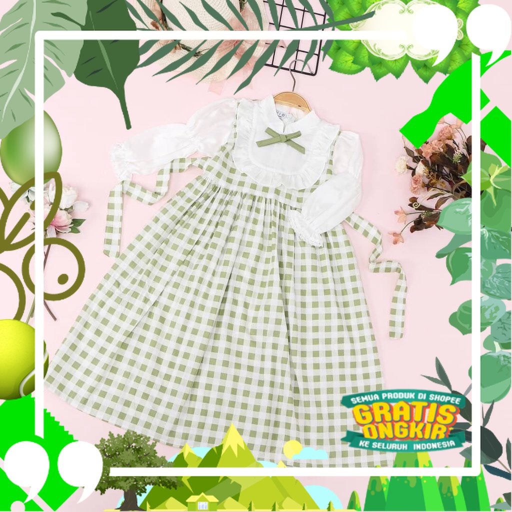 PAKAIAN ANAK PEREMPUAN - Hiliya Dress Kids / Baju Muslim Anak / Baju Anak 5-6 Tahun / Setelan anak /