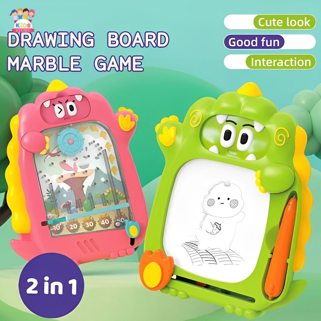 Drawing Board 2in1 Colorful | Mainan Edukasi Anak Laki Laki Perempuan | Kado Ulang Tahun Anak Cowok Cewek