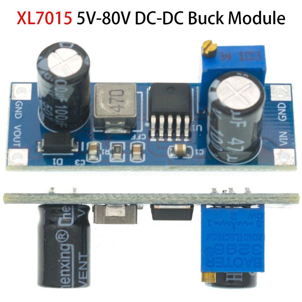 Populer 3pcs Modul Buck Komponen Elektronik 5V-80V Lebih Baik Dari 7005A DC Converter