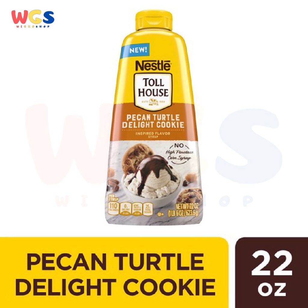 Nestle Toll House Pecan Turtle Delight Cookie Topping Syrup 623.6g