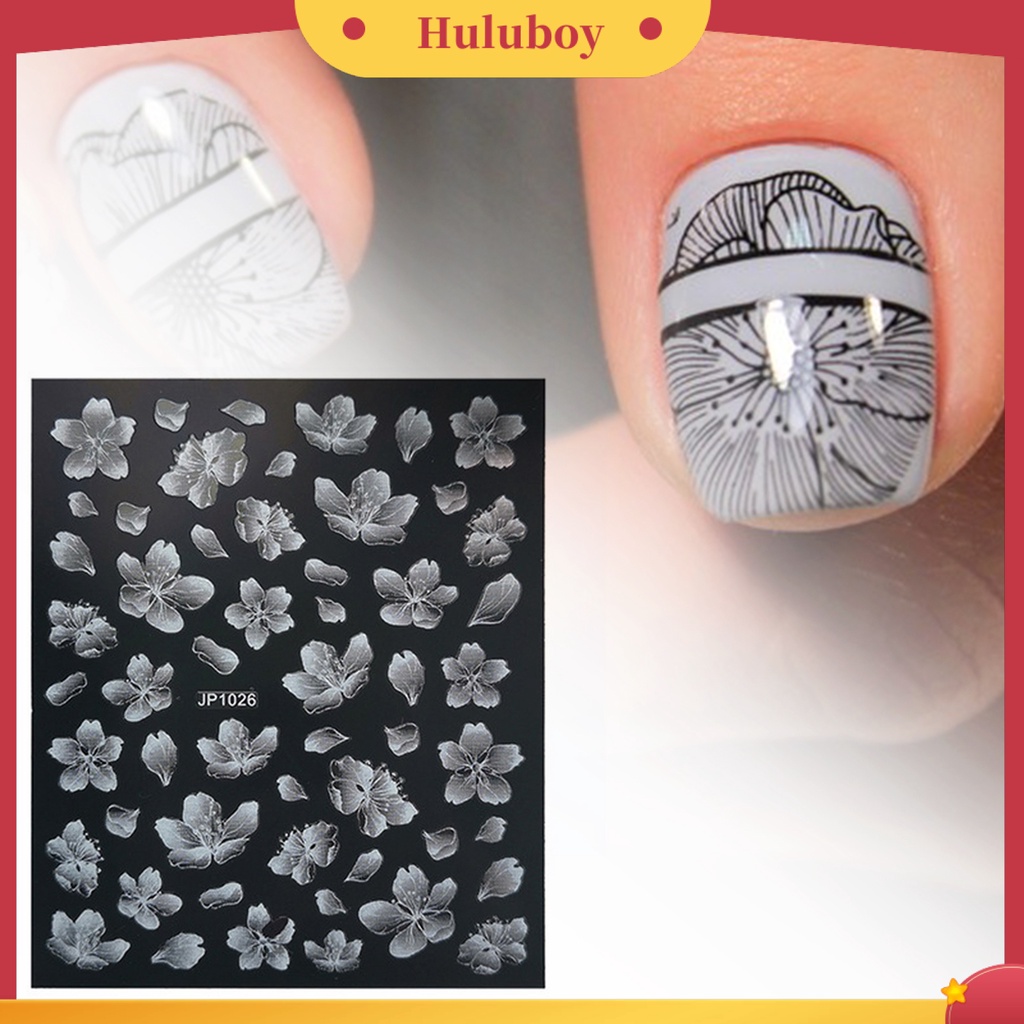 {In Stock} Stiker Nail Art Desain Kupu-Kupu Bulan Ukiran Kecantikan Kertas Multi-Berbentuk Kuku Dekorasi Untuk Penggunaan Profesional