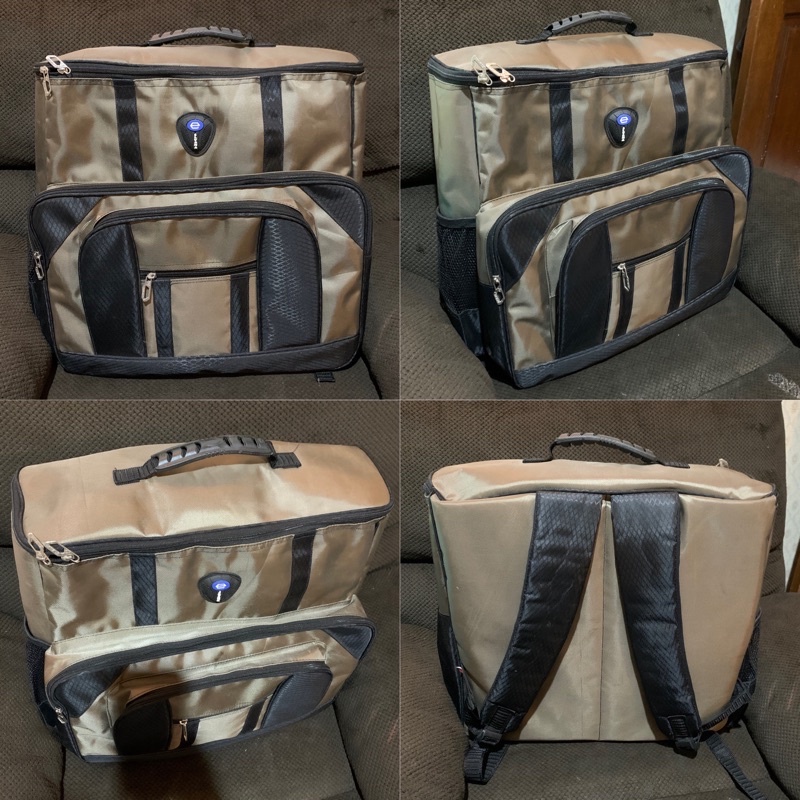 Tas Layangan Metalic 4 kantong / Tas layangan backpack / Tas layangan gemblok / tas layangan murah
