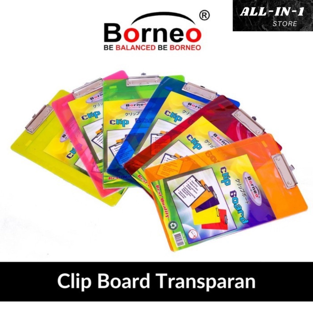 

Borneo Clip Board Transparan