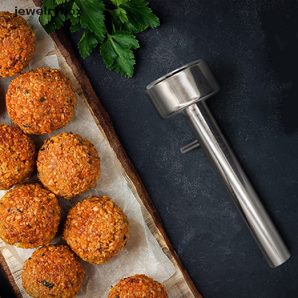 [jewelrybox] Baru Pembuat Bakso Falafel Besar Bola Membuat Sendok Cetakan Pengepress Daging Gadget Butik