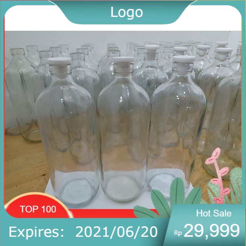 botol kaca 1 liter botol beling botol bensin
