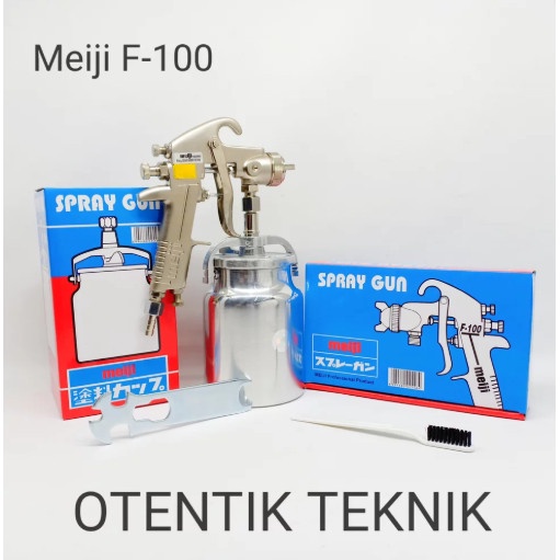 SPRAY GUN MEIJI F100 TABUNG BAWAH TAIWAN - MEIJI F 100 - SPRAYGUN