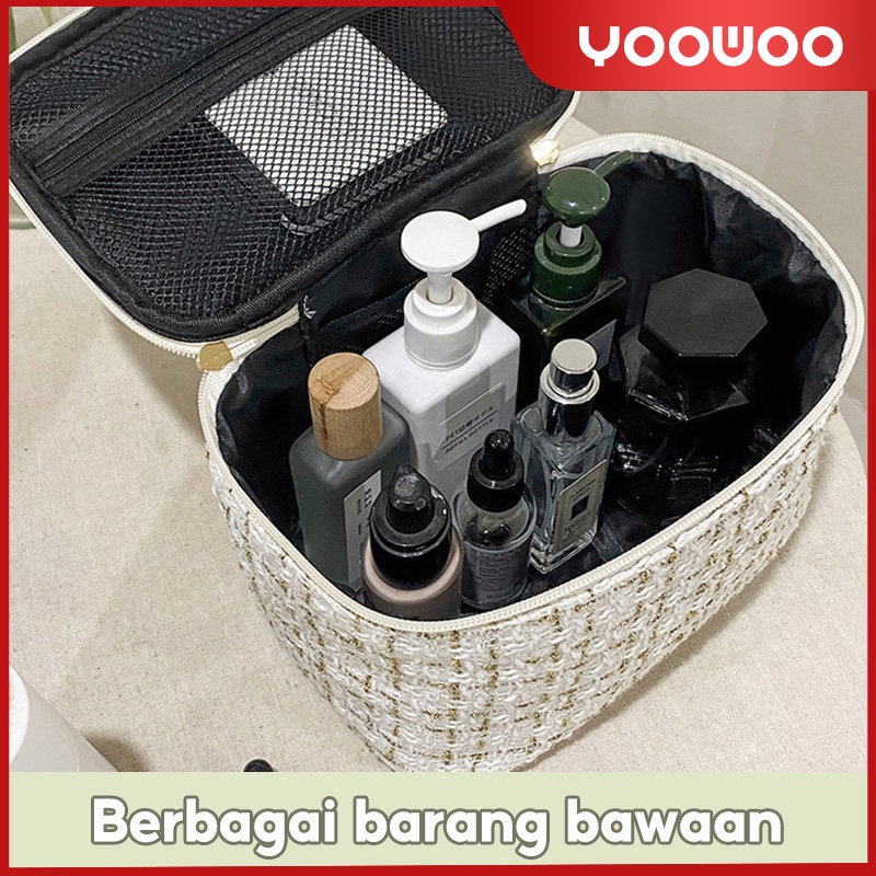 Tas kosmetik / pouch kosmetik / tas kosmetik portable / professional cosmetic bag