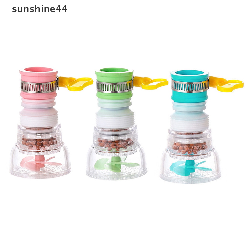 Sepatu Sunshine360° Rotag Faucet Booster Shower Alat Pemanjang Keran Wastafel Dapur Filter Air ID