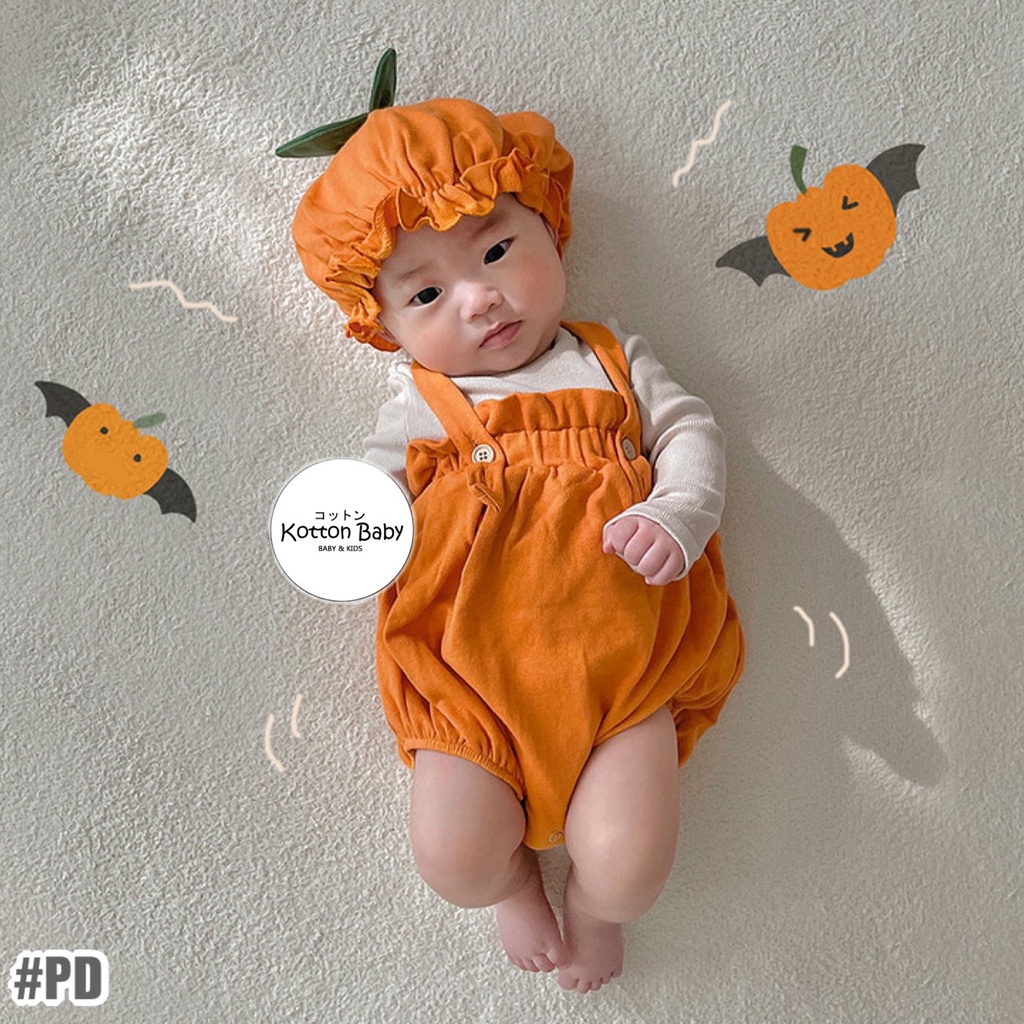 [FREE TOPI] 0-18bln | JUMPER PAKAIAN BAJU ANAK BAYI KARAKTER BUAH SAYUR HALLOWEEN COSPLAY JUMPSUIT ROMPER TMGF PD catalog