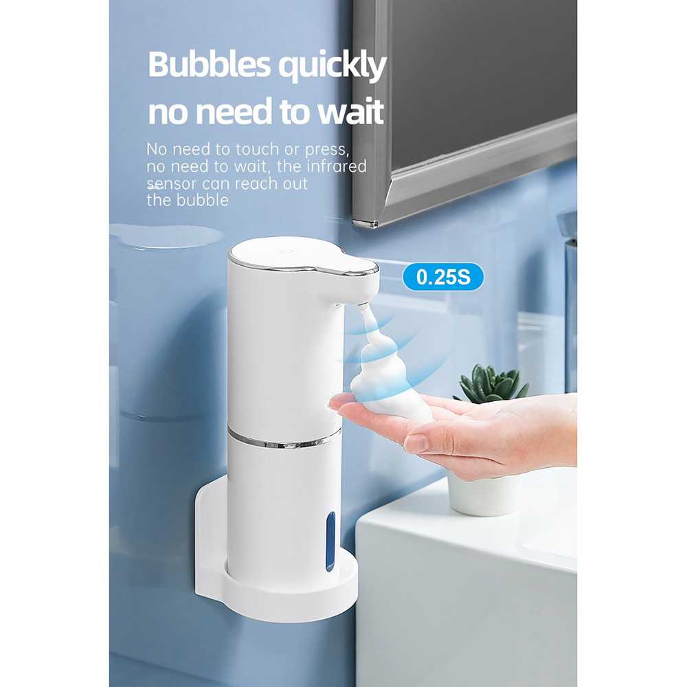 WEIO Dispenser Sabun Otomatis Foaming Soap 300ml with Tray - ODH-6 ( Mughnii )