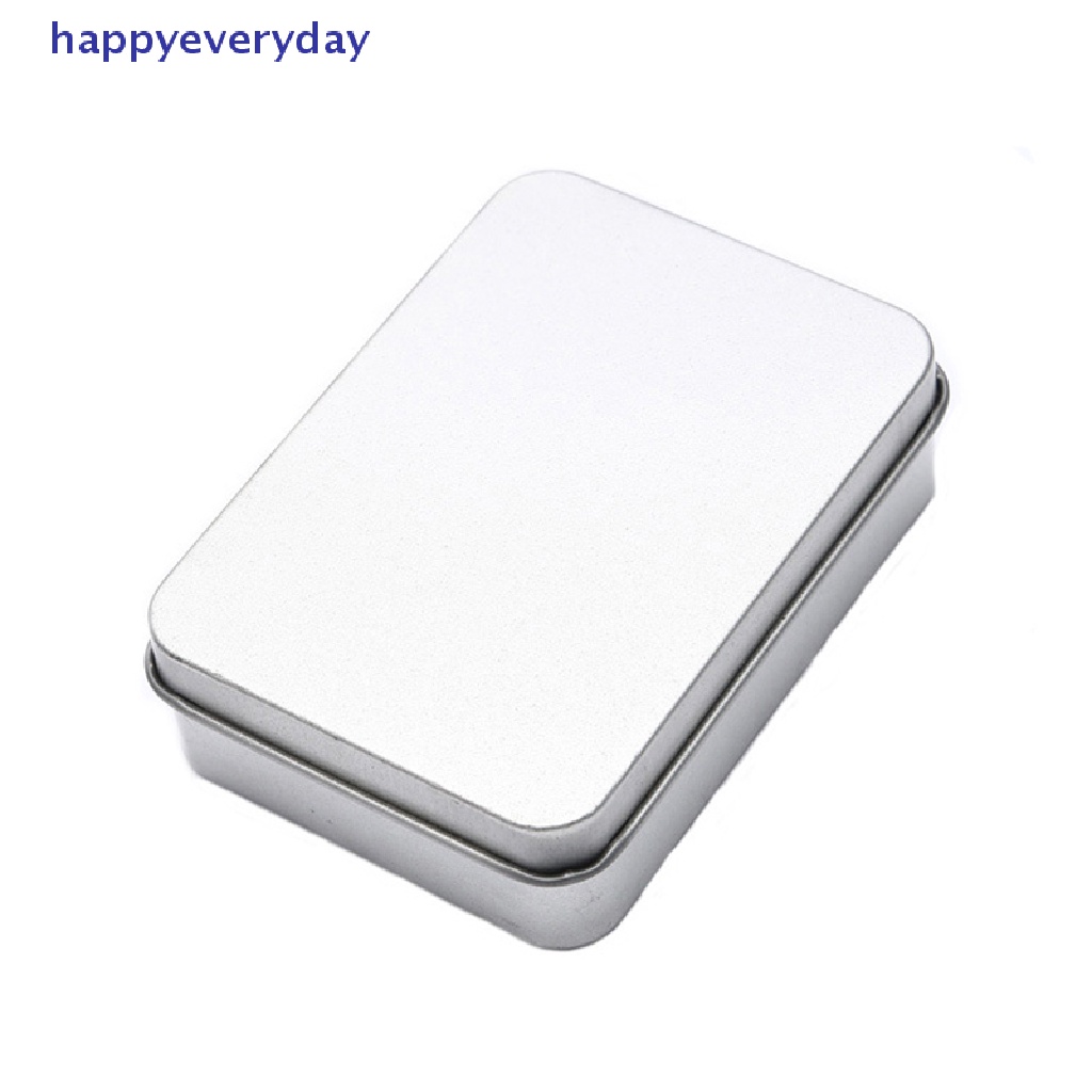 [happy] Kartun Tin Sealed Jar Packing Box Tempat Penyimpanan Permen Perhiasan Kaleng Koin Gift Box [ID]