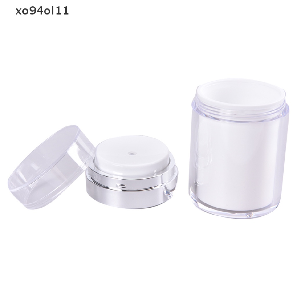 Xo Acrylic Airless Pump Jar Botol Cream Akrilik Kosong Isi Ulang Kosmetik Berisi OL