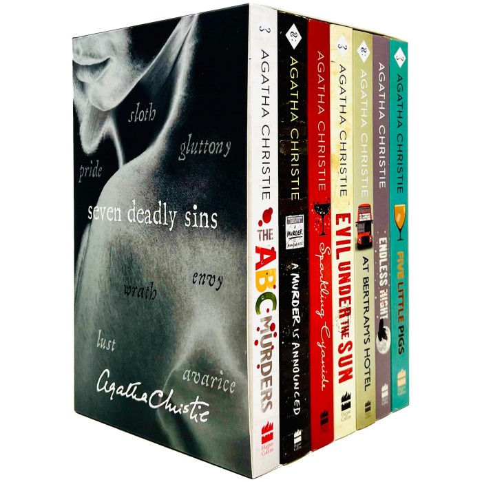 Agatha Christie Seven Deadly Sins Collection 7 Books