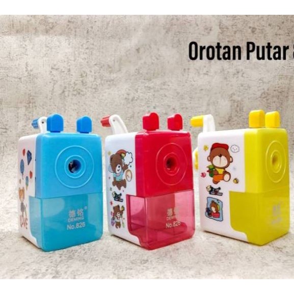 

donna- Rautan Pensil Putar / Serutan Pensil Meja/ Orotan Fancy Karakter terbaru