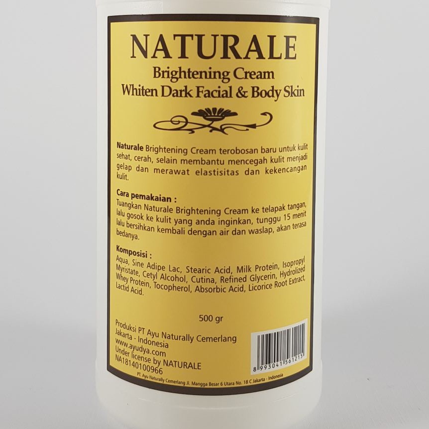 Naturale Brightening Cream 500