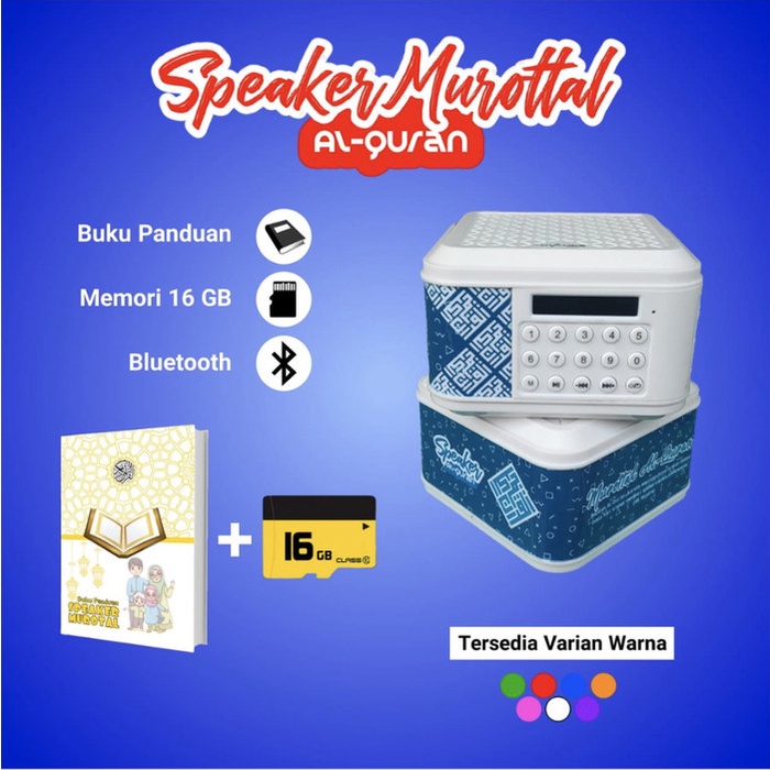 Promo Speaker Murottal Al Quran | Speaker Hafalan Al Qur'an | MP3 Qur'an - Biru, Polos Zafrah Mutiar
