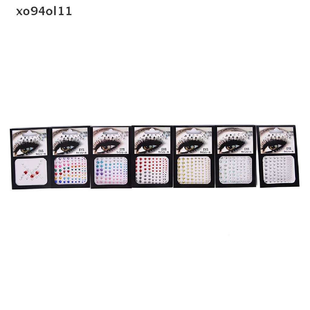 Xo New Jewel Eyes Makeup Crystal Eyes Stiker Tato Diamond Glitter Makeup Stiker OL