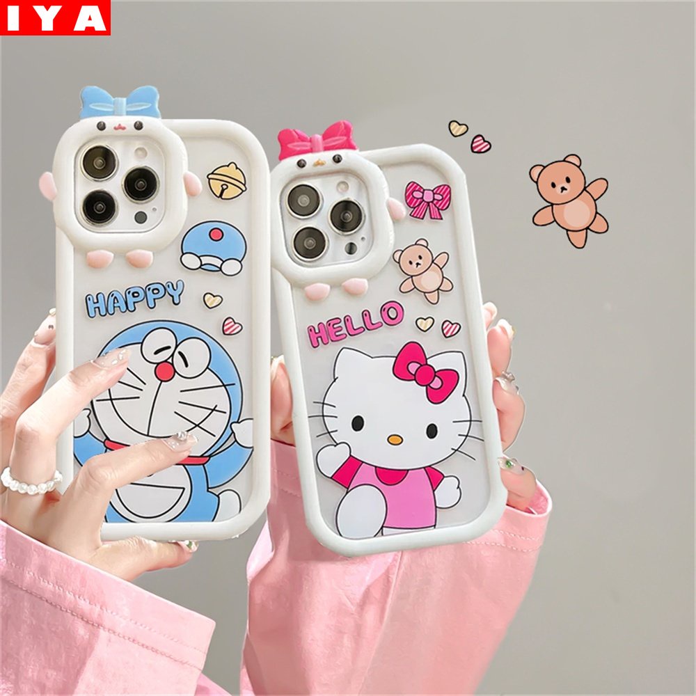 Hello Kitty Case Redmi Note 11 Pro Note 11S 10C 10A 10 9C 9A 9T 9 Note10 5G 10s Note9 Note8 Poco X3 NFC M3 Doraemon Phone Case Cover