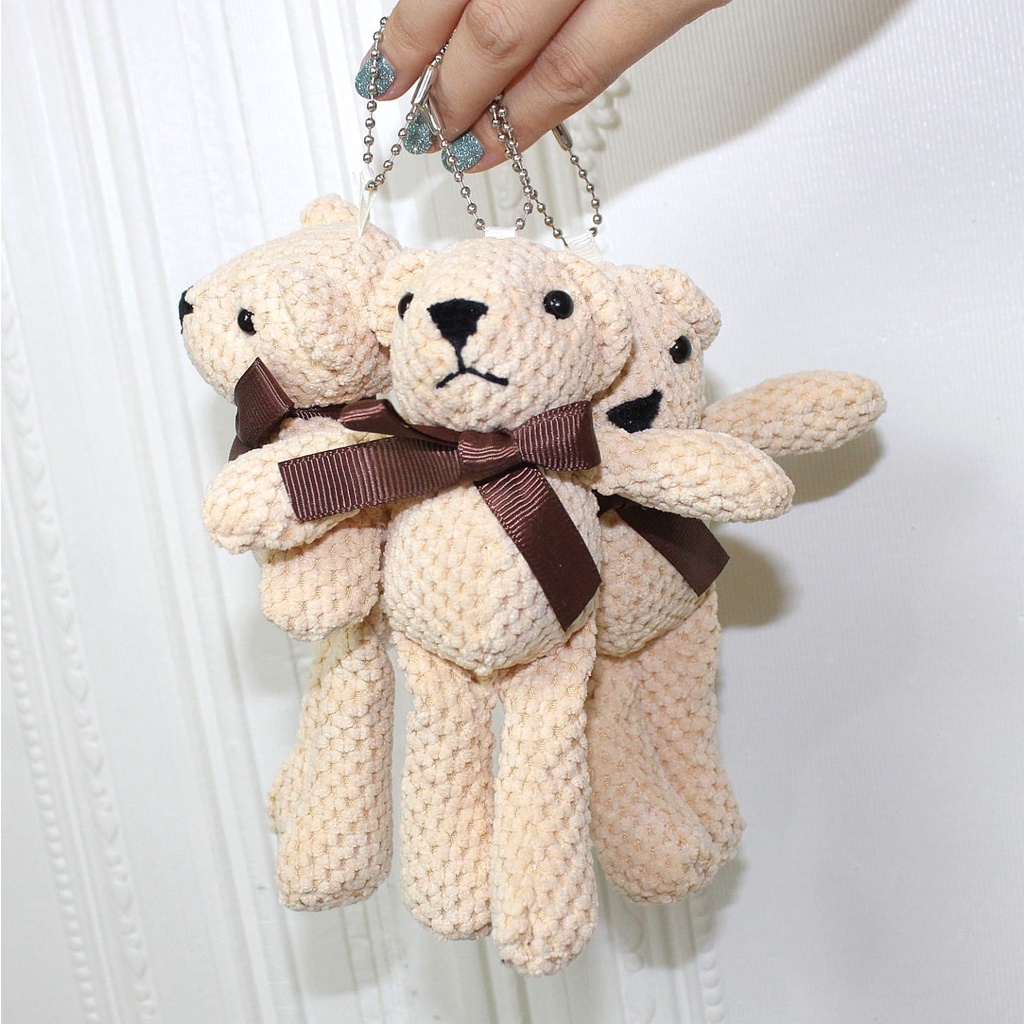 Gantungan Boneka Bear Gantungan Tas Ukuran Sedang