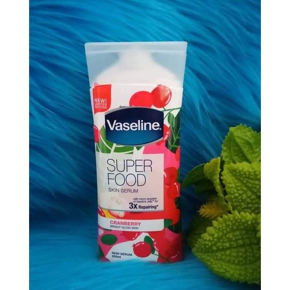 Vaseline Superfood Skin Serum Lotion Cranberry 200ml