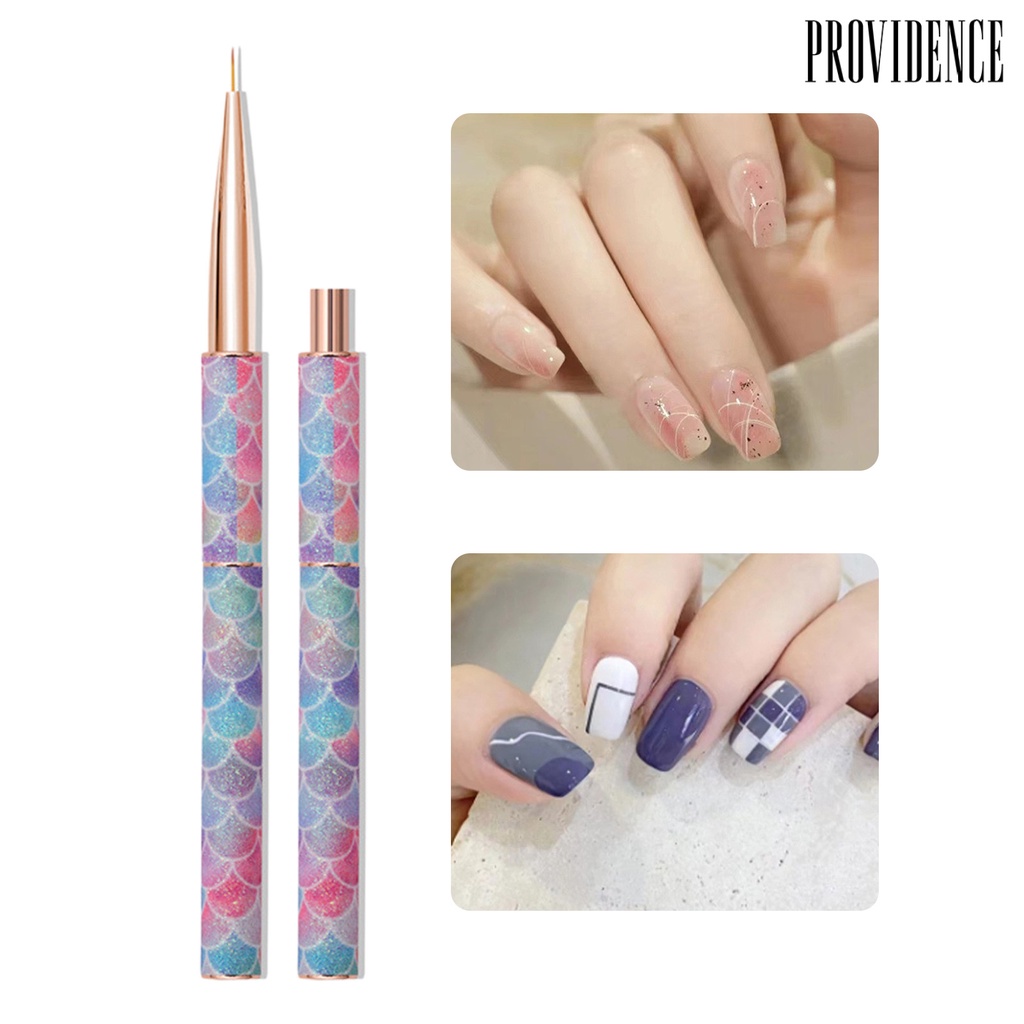Providence Nail Art Liner Halus Menggambar Bulu Lembut Fleksibel Nib DIY Ultra-Halus Batang Sisik Ikan Manicure Drawing Painting Pen Nail Salon Supply