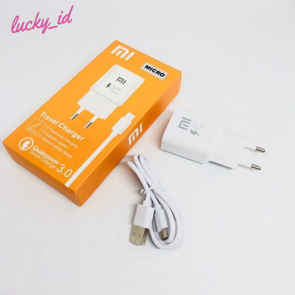 Charger Xiaomi MICRO Dan TYPE C Quick Charge Qualcomm 3.0 Fast Charging Original oem