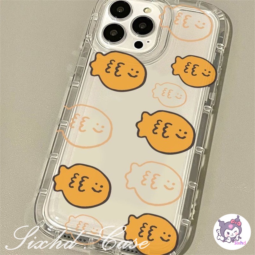 IPHONE Kompatibel Untuk Iphone14 13 12 11 Pro Max SE 2020 X Xr Xs Max8 7 6 6s Plus Ins Lucu Kucing Ikan Pasangan AirBag Case Lembut TPU Shockproof Cover Pelindung