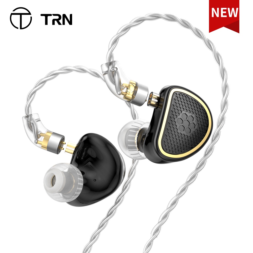 Trn SPD+BA Xuanwu In Ear Earphone Hybrid Planar In-Ear Monitor HIFI DJ Running Sport Earplug Headset Untuk ST5 EMA Kirin X7