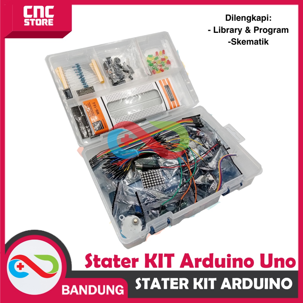 ARDUINO STARTER KIT PAKET LENGKAP UNO MONSTER KIT