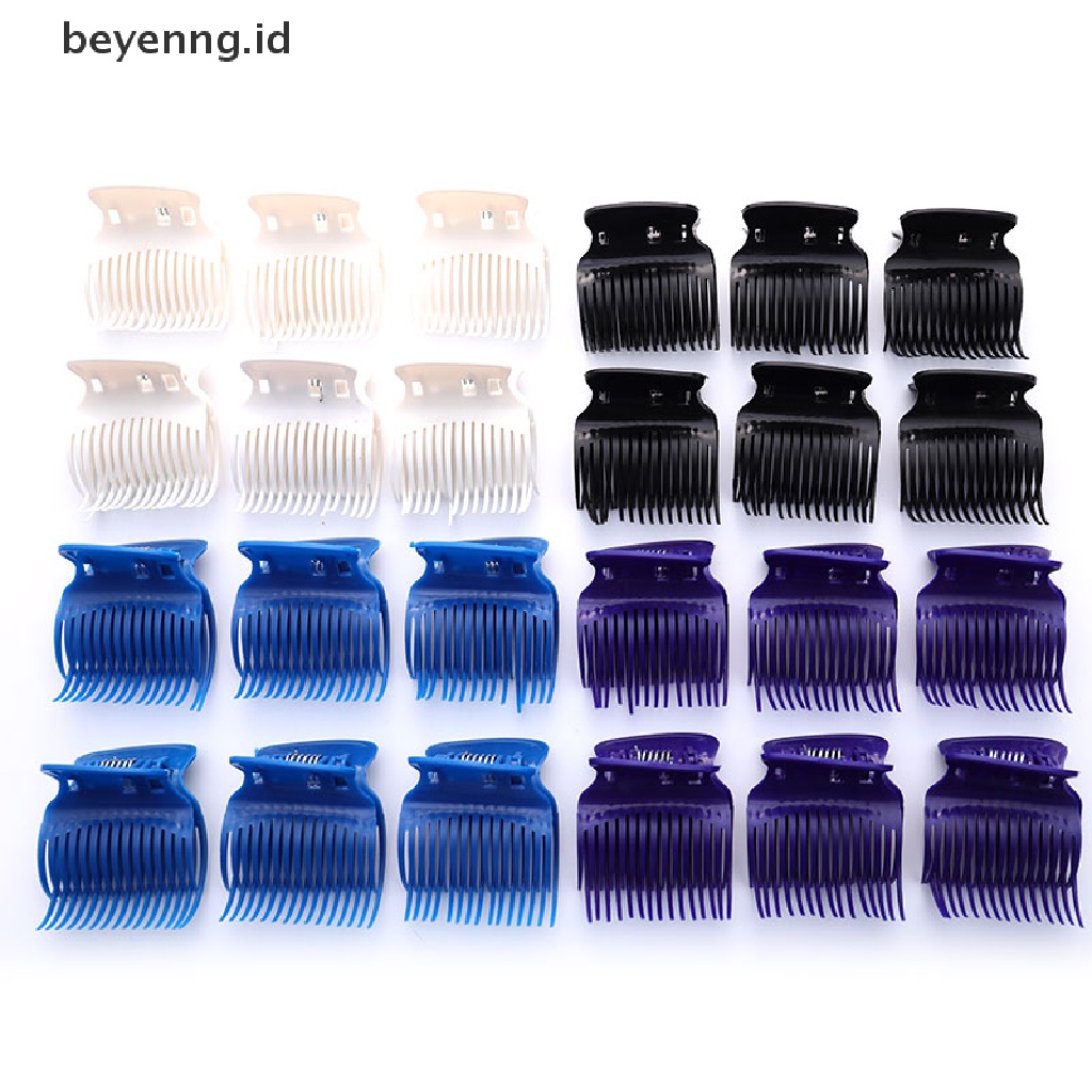 Beyen 6pcs Salon Hot Roller Super Pewarna Rambut Perm Isolasi Klip Alat Penata Rambut ID