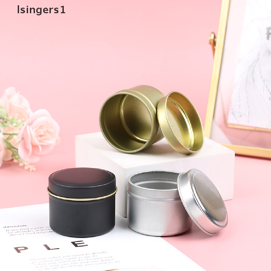 [lsingers1] Toples 2Oz Aluminium Kaleng Wadah Sample Kosmetik Penyimpanan Pot Kotak Cincin Butik