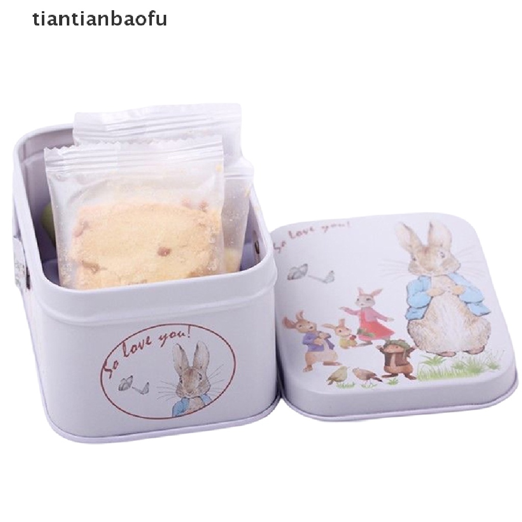 [tiantianbaofu] Vintage Kecil Koper Penyimpanan Kaleng Logam Kotak Permen Kotak Hadiah Cookie Gift Box Butik