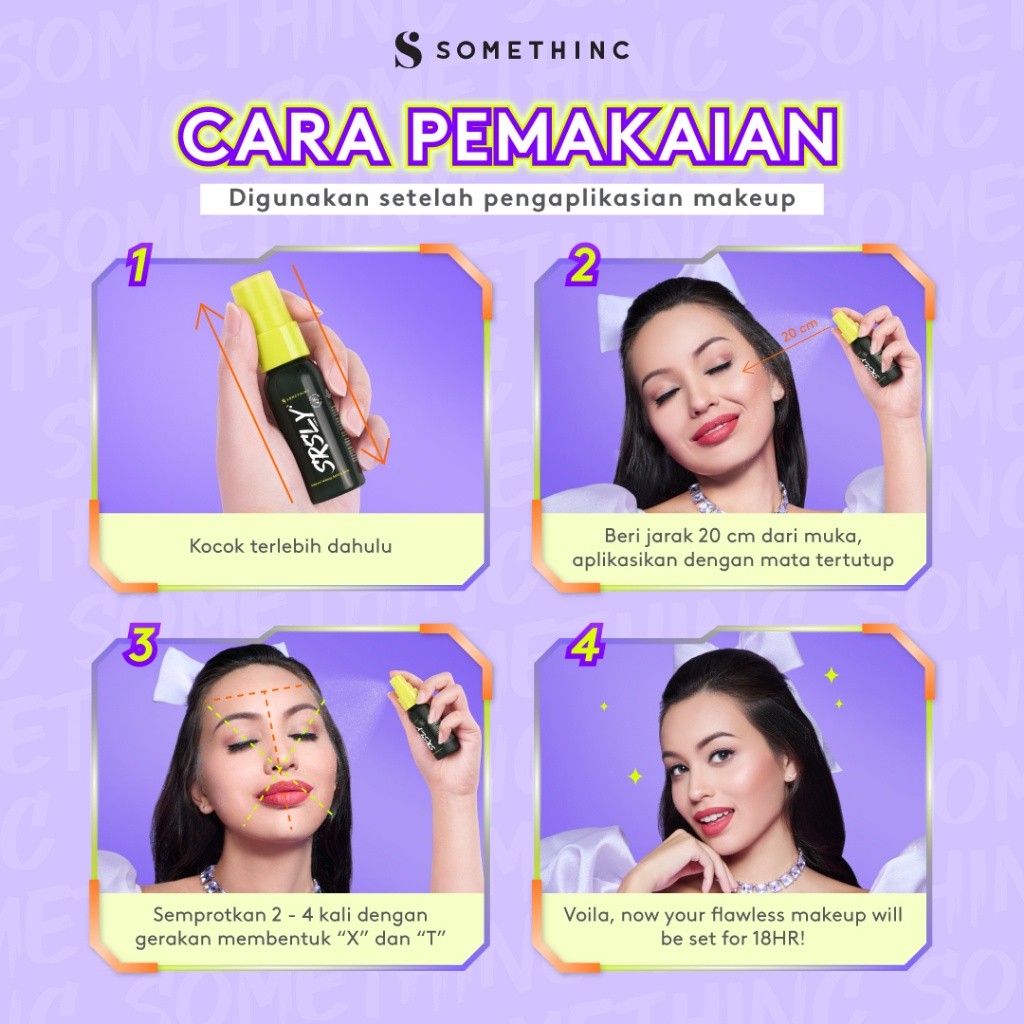 ❤️ Cloudy ❤️ SOMETHINC SRSLY Balancer Make Up Setting Spray - Make Up Tahan Lama