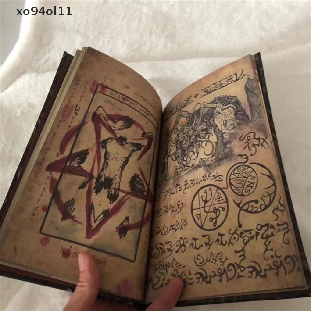 Xo Necronomicon Dark Magic Book Demon Evil Dead Book Altar Upacara Prop Koleksi OL