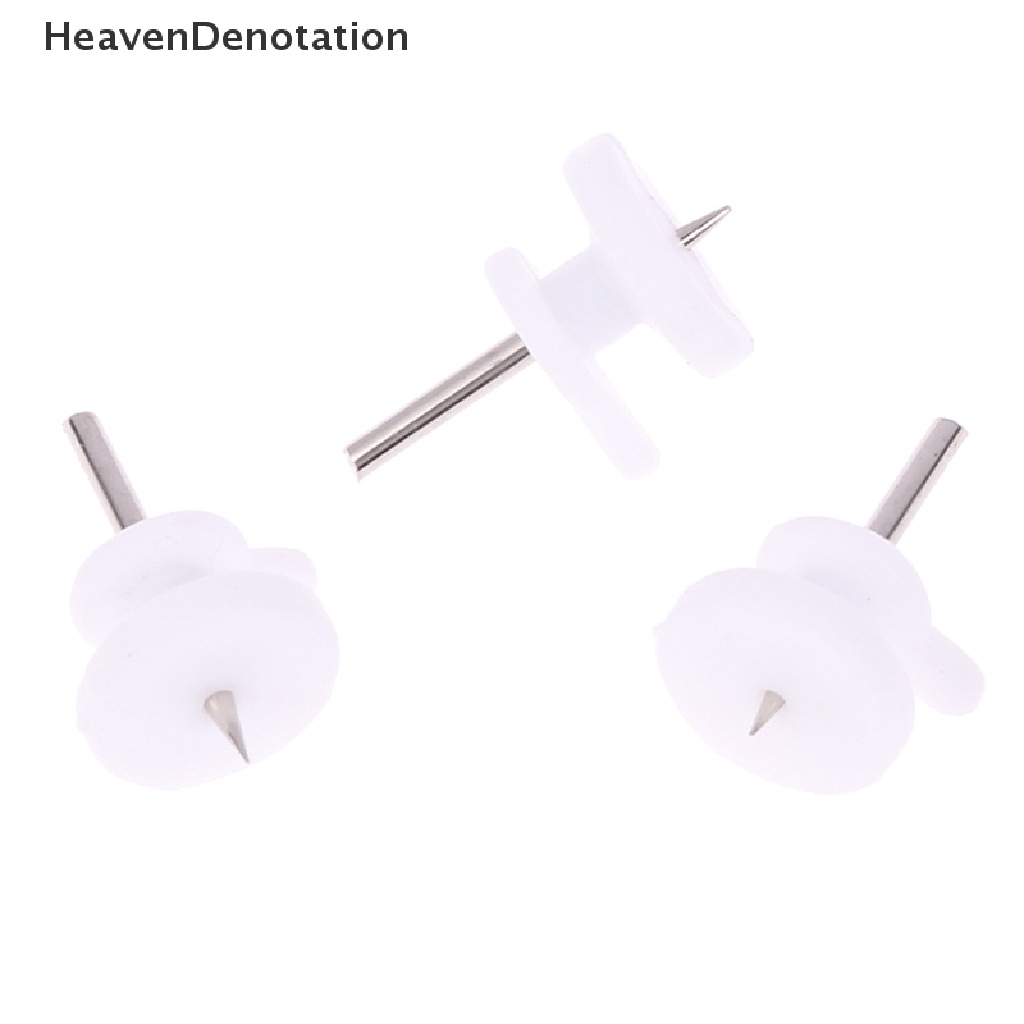 [HeavenDenotation] 50pcs Paku Tempel Dinding Tak Terlihat Pager Bingkai Holder Foto Gantungan Hooks HDV