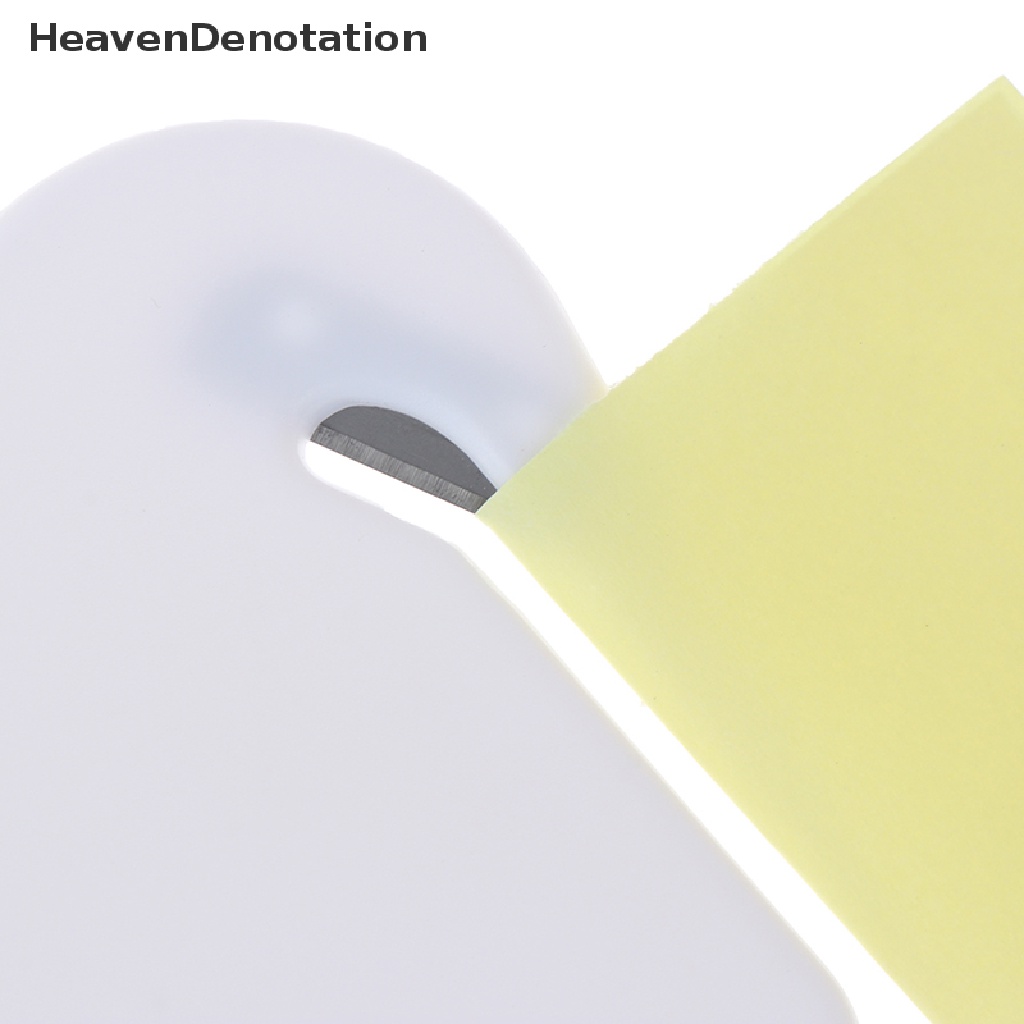 [HeavenDenotation] 1pc Alat Pembuka Amplop Surat Surat Mini Plastik Safety Paper Guarded Cutter HDV