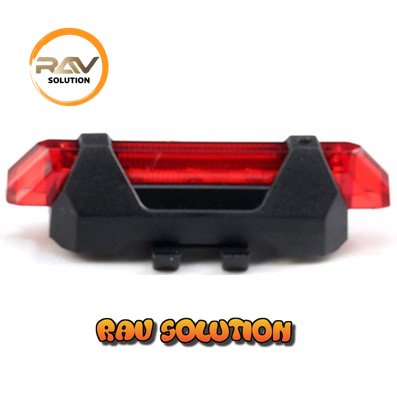 Lampu Sepeda 5 LED Taillight Rechargeable - SET A RAV SOLUTION