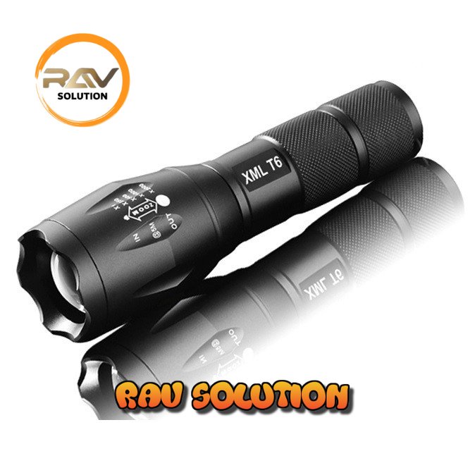 Senter E17 LED Cree XM-L T6 2000 Lumens (Standard) - SET A RAV SOLUTION